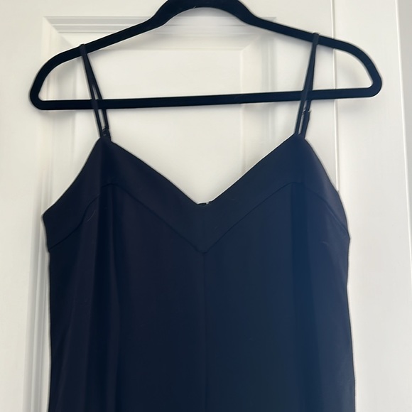 DONATE NWT Ann Taylor Black Midi Slip Dress with adjustable Strap Sz: 8 - Picture 2 of 5